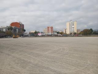 Treball de manteniment de l'aparcament dissuasius del Pi del Burgar