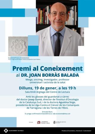 Cartell Premi al Coneixement 2026