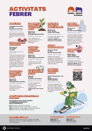 Cartell febrer Casal de Joves La Palma