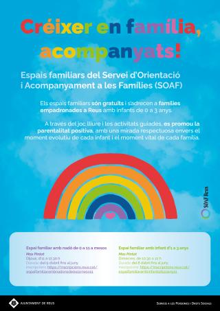 Imatge dels Espais familiars del SOAF Reus abril-juny 2026