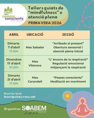 Programació Camins Conscients abril 26