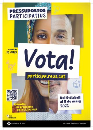 Cartell de la fase de votació dels Pressupostos Participatius