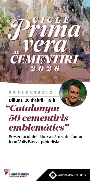 Cartell presentació llibre cementiris