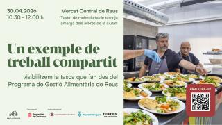 Cartell de l'activitat «Programa de Gestió Alimentària Responsable de Reus. Un exemple de treball compartit»