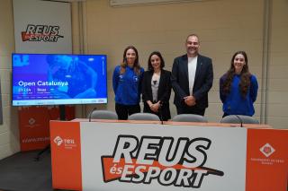Roda de premsa de l'Open Catalunya de Gimnàstica Aeròbica