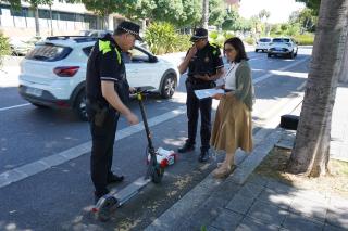Velocímetre pel control de patinets elèctrics