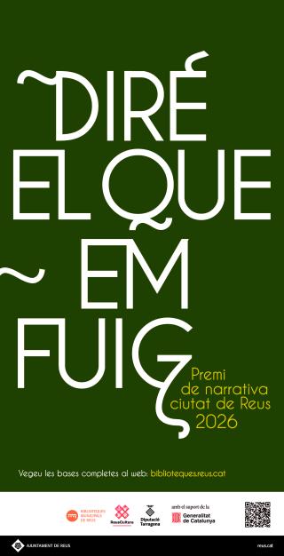 Cartell Premi de Narrativa Ciutat de Reus