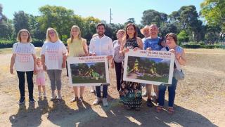 Presentació de l'àrea de jocs infantils de Mas Iglesias
