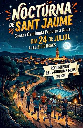 Cartell Cursa Nocturna de Sant Jaume 2026