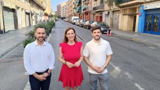 Roda de premsa de presentació del projecte de transformació de l'Escultor Rocamora