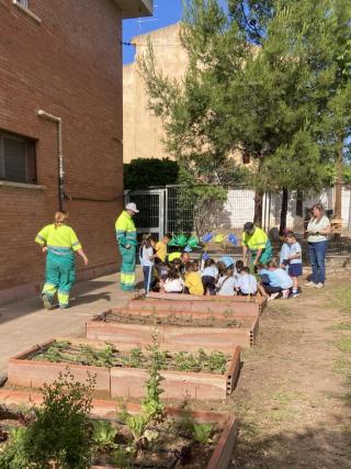 Imatge del programa de manteniment d’horts urbans i escolars