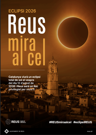 Cartell eclipsi solar a Reus