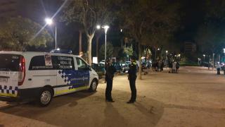 Dispositiu de control de la Guàrdia Urbana