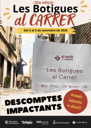 Cartell Botigues al carrer 2026