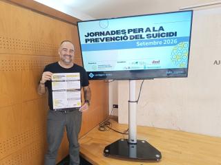 El regidor presenta les V Jornades de Prevenció Suïcidi