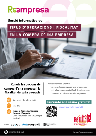 Cartell sessió Reempresa
