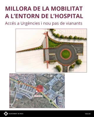 Projecte de la nova rotonda a Urgències de l'Hospital