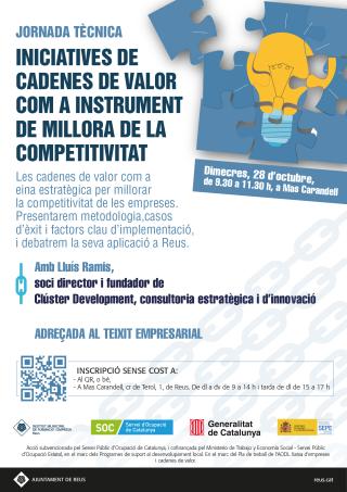 Cartell Jornada Cadenes de Valor