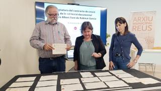 Donació del fons documental de Lluís Albert Font de Rubinat a l'Arxiu Municipal