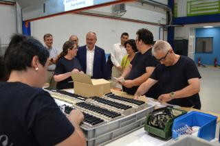 Visita institucional al Taller Baix Camp
