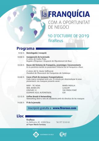 Cartell i programa La Franquícia