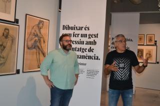 Daniel Recasens i Marc Ferran exposició dibuixos Museu