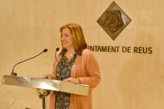 Roda de premsa de Mari Luz Caballero