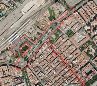 Àmbit passeig Mata i carrer Ample