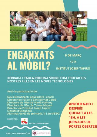 Taula rodona ús del mòbil joves d'entre 11 i 13 anys