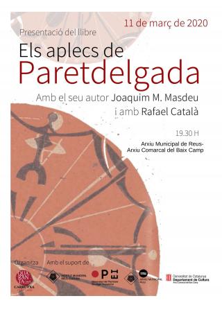 Cartell de la presentació del llibre 