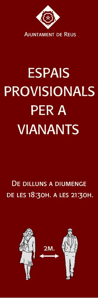 Cartell àmbits segurs per a vianants