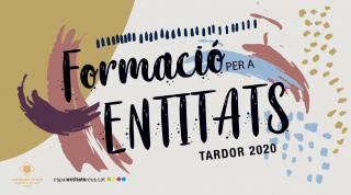 Cartell Formació per a les Entitats Tardor 2020