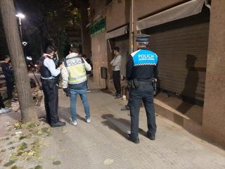 Dispositiu Mossos i Guàrdia Urbana a Horts de Simó