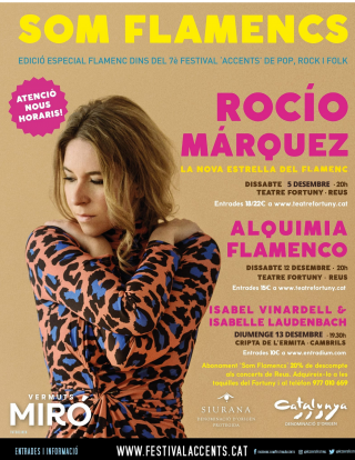 Cartell Som Flamencs amb els canvis de dates