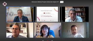 Reunió telemàtica Ajuntament-Cambra de Comerç sobre el programa Autonomia Digital Ciutadana