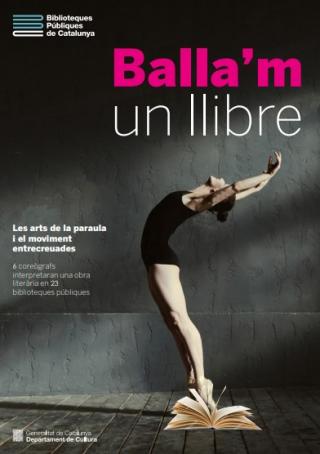 Cartell Balla'm un llibre 2020