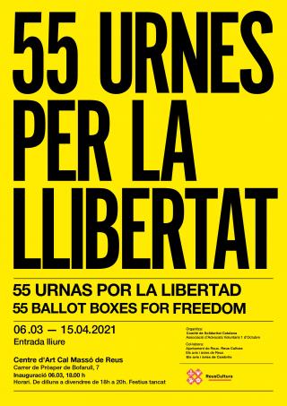 Cartell 55 Urnes per la Llibertat