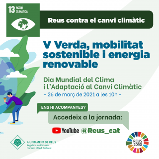 Cartell webinar Reus contra el canvi climàtic