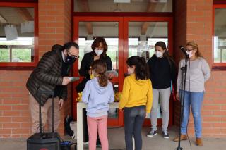 Lliurament del Passaport Cultural a l'escola Mowgli