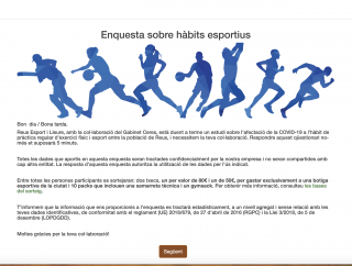 Enquesta hàbits esportius