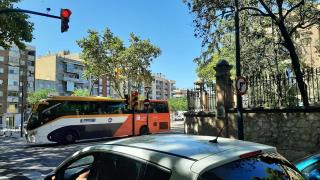 Semàfors parada busos interurbans