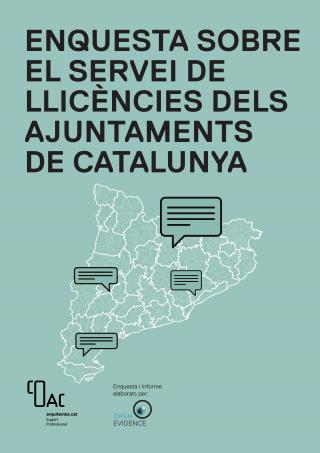 Enquesta sobre el servei de llicències dels ajuntaments catalans