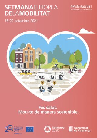 Cartell Setmana Europea de la Mobilitat 2021