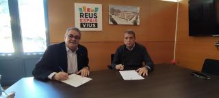 Signatura col·labora Reus Espais Vius amb la Cambra de Comerç de Reus