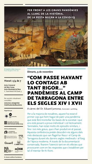 Cicle sobre pandèmies a l'Arxiu Eduard Juncosa