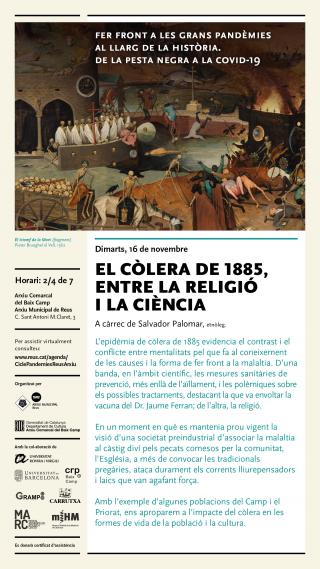 Conferència Salvador Palomar cicle sobre pandèmies a l'Arxiu