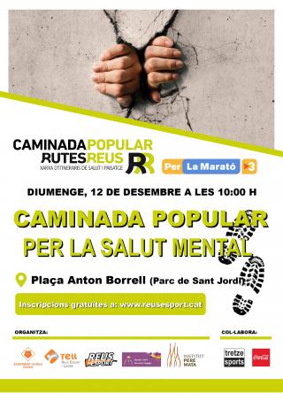 Cartell caminada salut mental La Marató