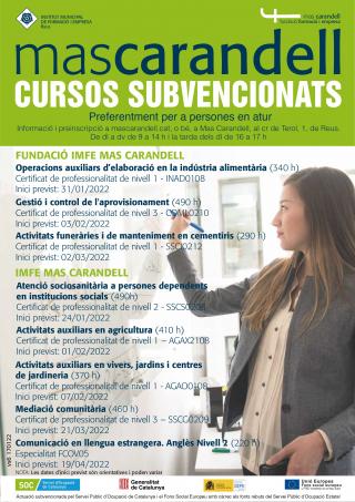 Nous cursos subvencionats FOAP