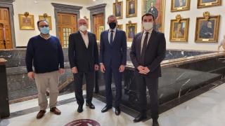 Visita del cònsol general de França a l'Ajuntament de Reus
