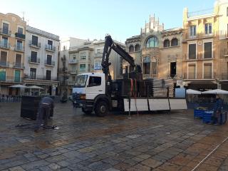 Inici muntatge pista de pàdel